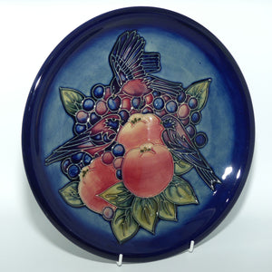 Moorcroft Finches | Blue 783/10 plate | unboxed