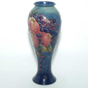 Moorcroft Finches (Blue) 75/10 vase #2