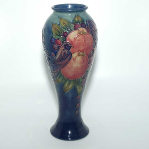 Moorcroft Finches (Blue) 75/10 vase #2