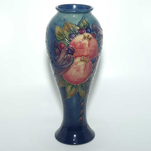 Moorcroft Finches (Blue) 75/10 vase #2