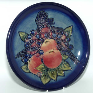 Moorcroft Finches | Blue 783/10 plate | unboxed