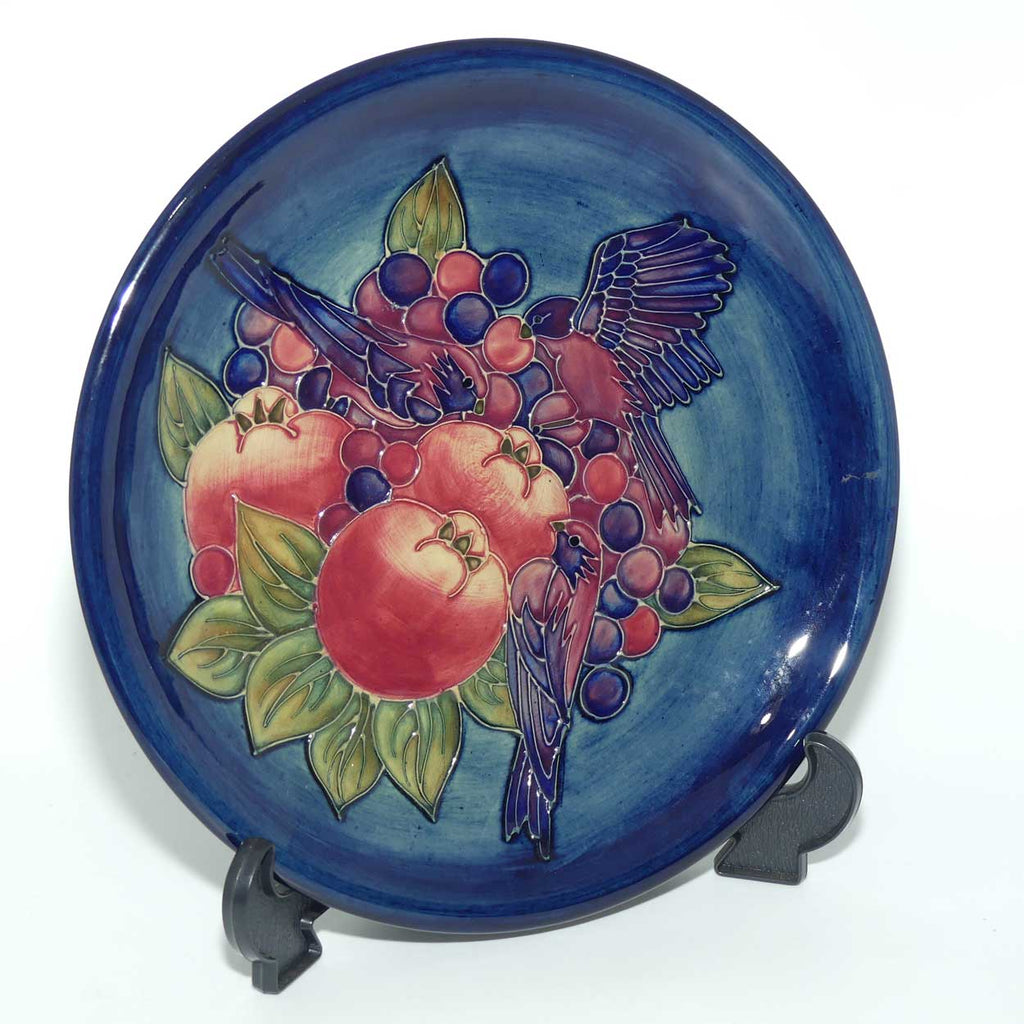 Moorcroft Finches | Blue 783/10 plate | unboxed