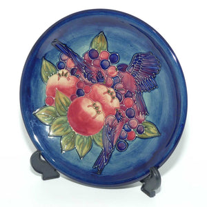 Moorcroft Finches | Blue 783/10 plate | unboxed