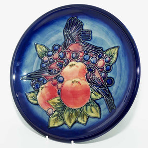 Moorcroft Finches | Blue 783/10 plate | unboxed