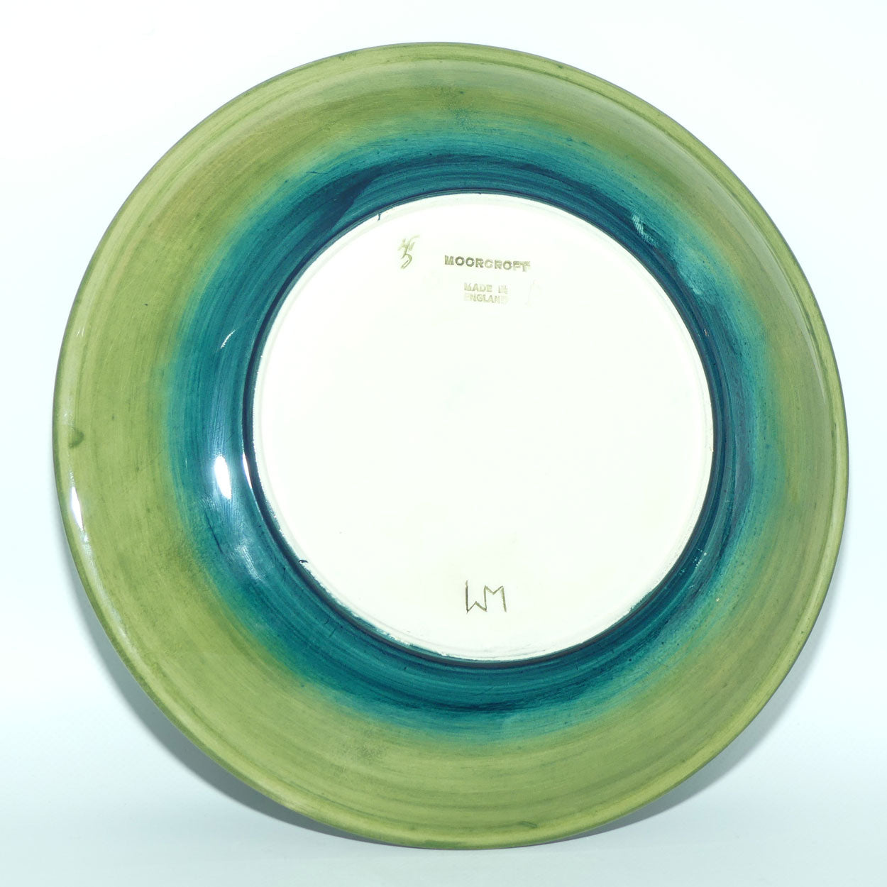 Moorcroft Finches plate | Green | Shape 783/10