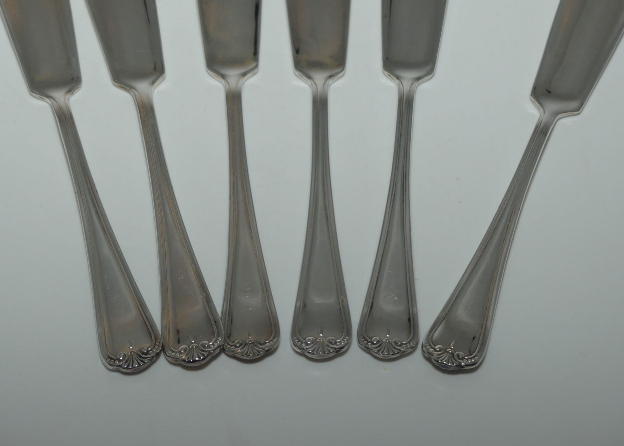 Rodd EPNS A1 Silver Plated set of 6 Fish Slices | Fish Eaters