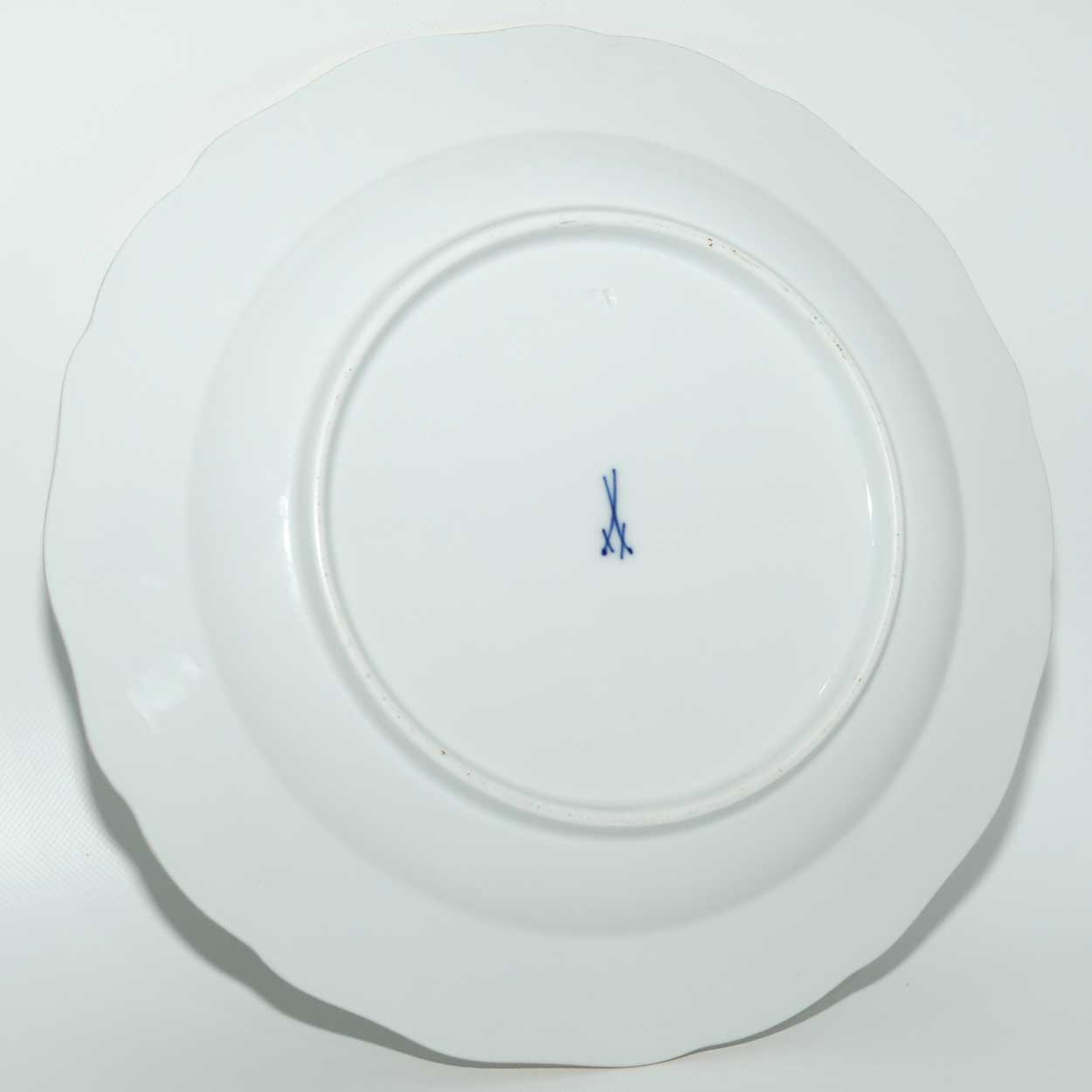 Meissen Hand Painted plate | #1 | Trout among Reeds and Insects