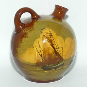 Royal Doulton Kingsware Fisherman flask