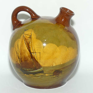 Royal Doulton Kingsware Fisherman flask