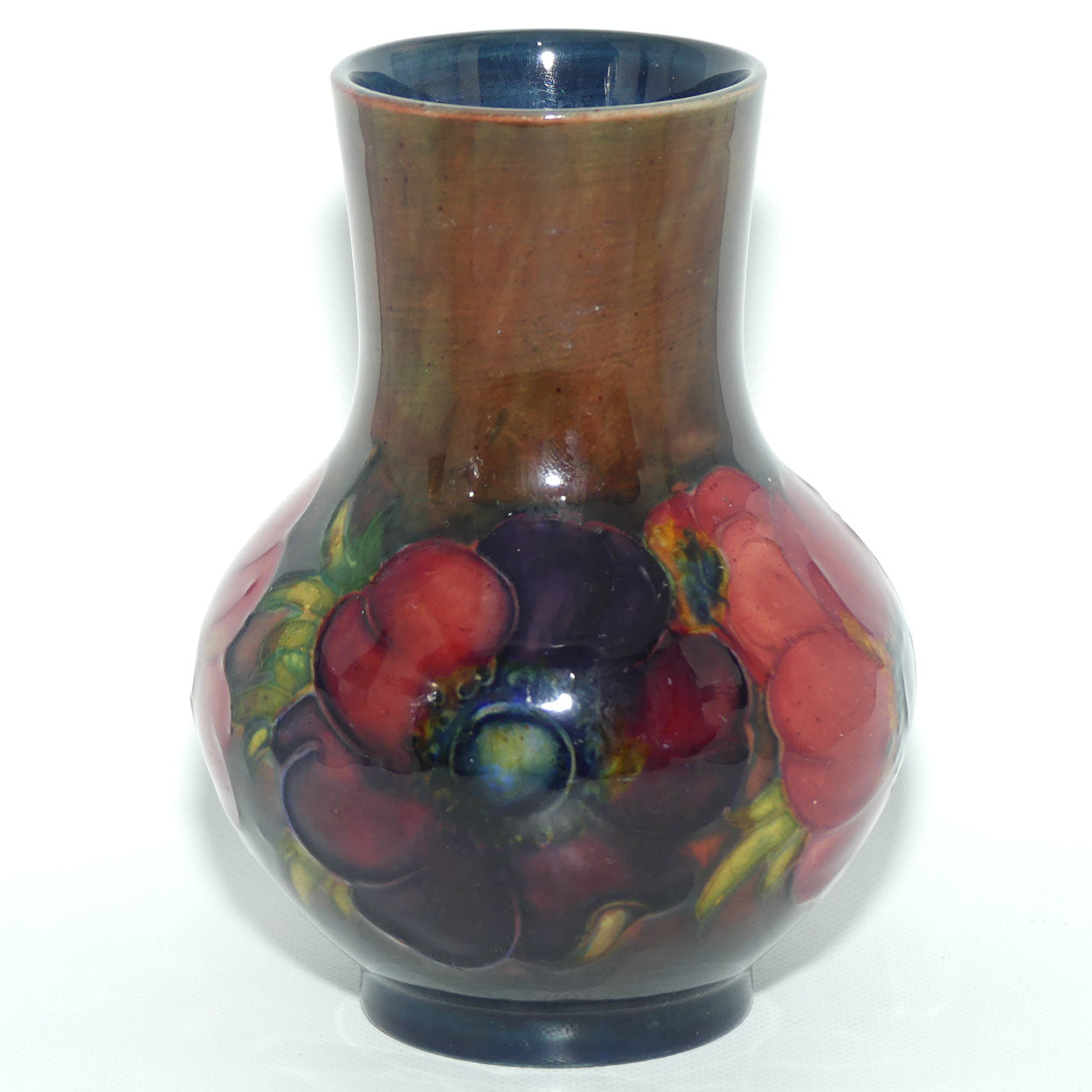Walter Moorcroft Anemone Flambe vase | 12.5cm