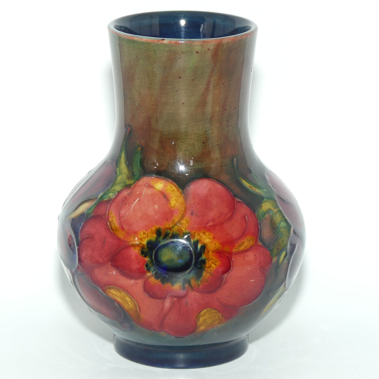Walter Moorcroft Anemone Flambe vase | 12.5cm