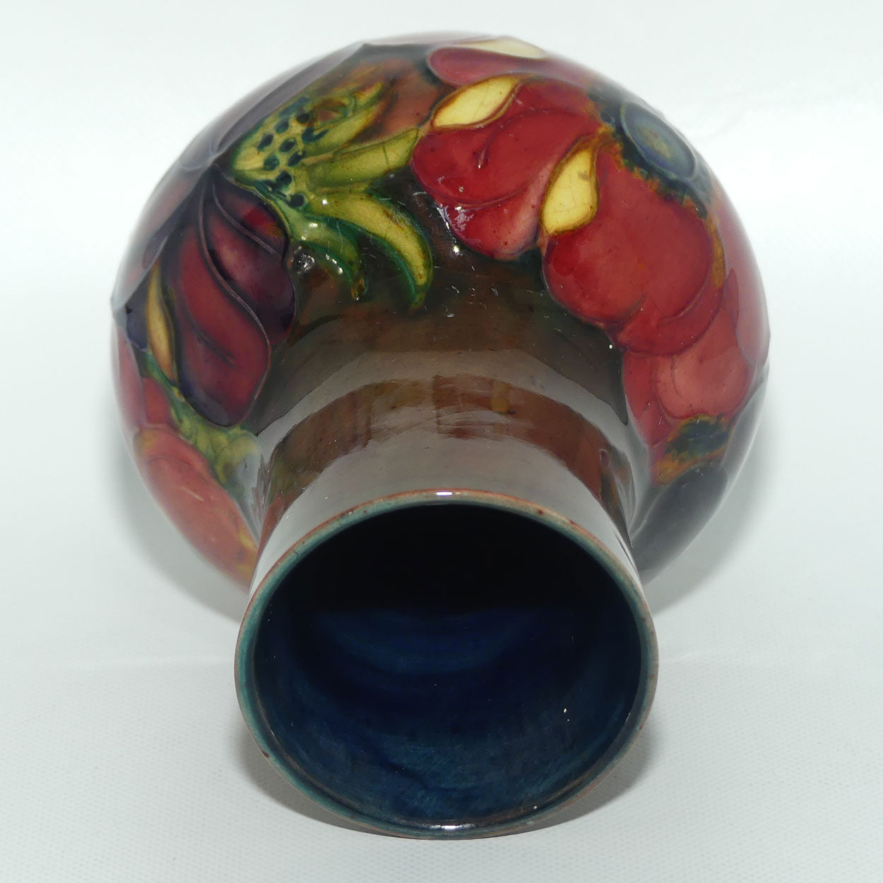 Walter Moorcroft Anemone Flambe vase | 12.5cm