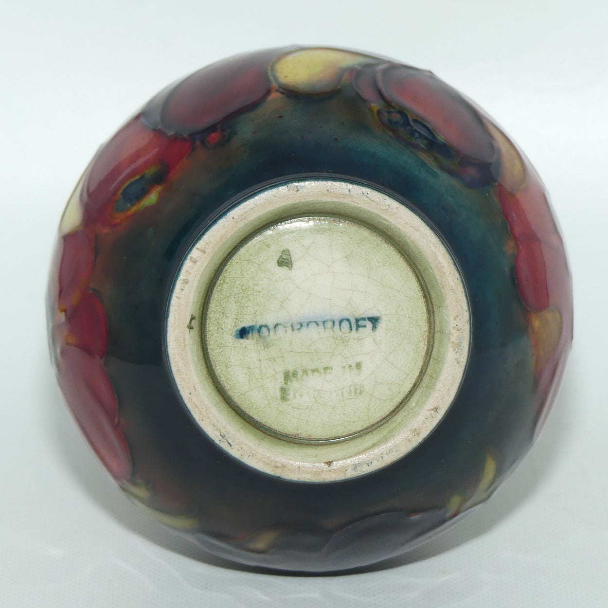 Walter Moorcroft Anemone Flambe vase | 12.5cm