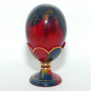 Royal Doulton Flambe Egg and Stand | LE 175/3500