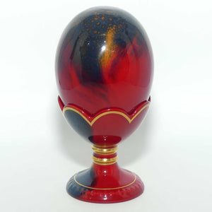 Royal Doulton Flambe Egg and Stand | LE 175/3500