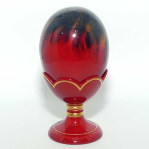 Royal Doulton Flambe Egg and Stand | LE 175/3500