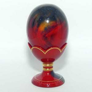 Royal Doulton Flambe Egg and Stand | LE 175/3500