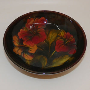 Walter Moorcroft Flambe Hibiscus large bowl