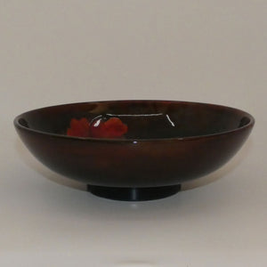 Walter Moorcroft Flambe Hibiscus large bowl