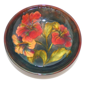 Walter Moorcroft Flambe Hibiscus large bowl