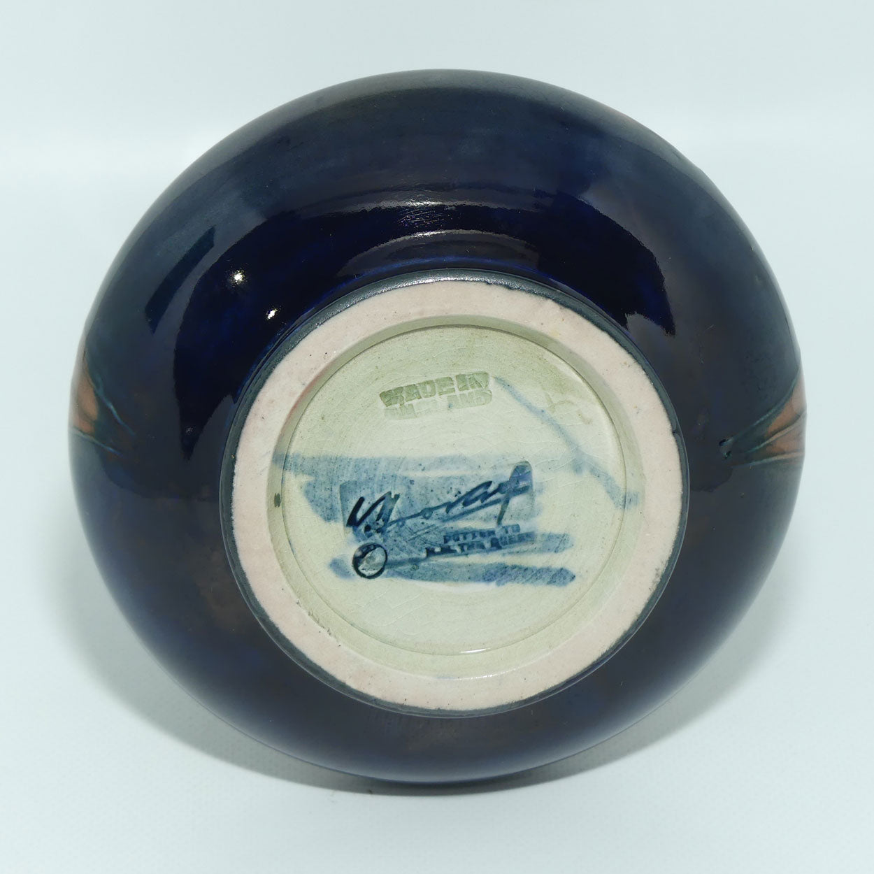 Walter Moorcroft Flambe Orchid 62/6 vase