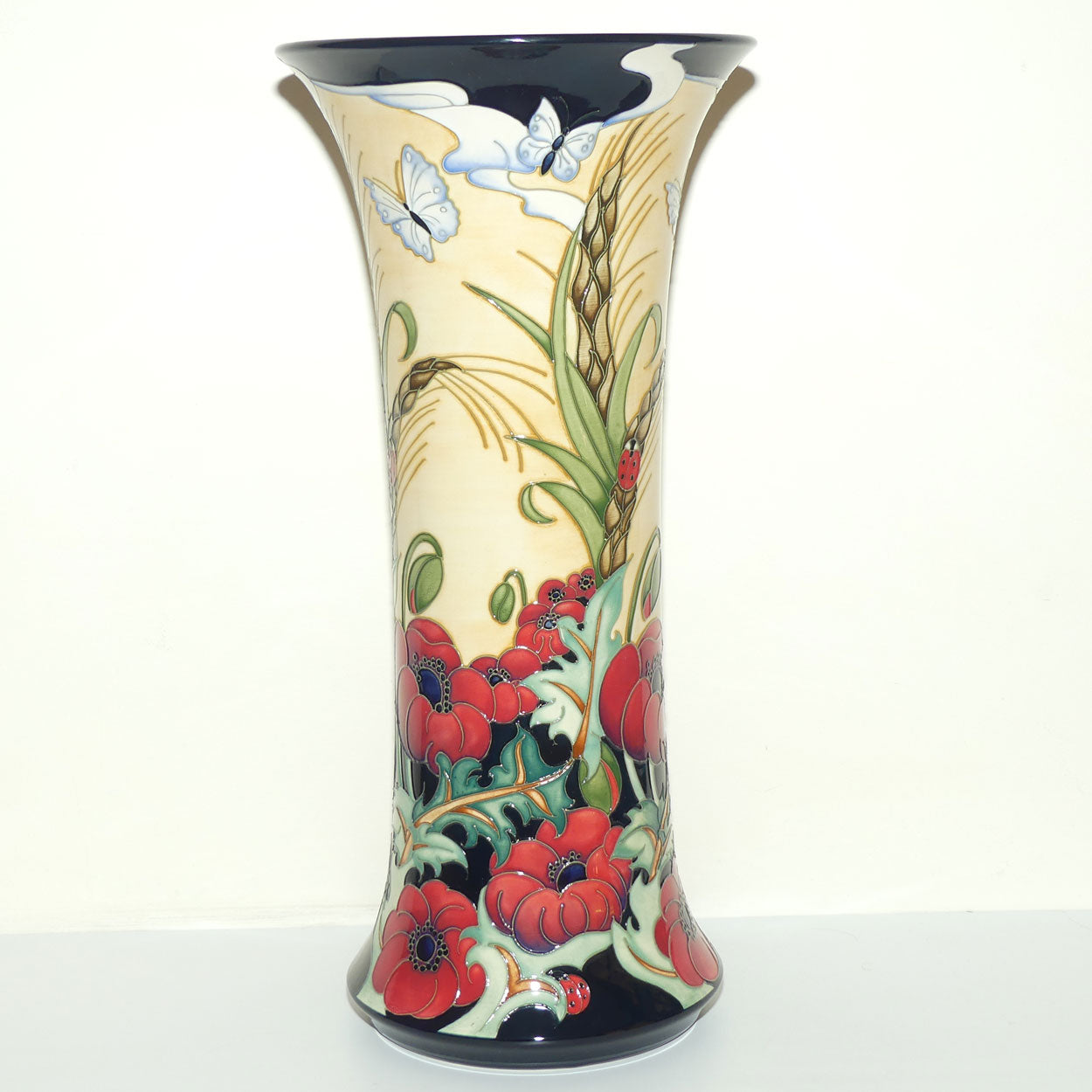 Moorcroft Flanders Field 159/18 Prestige Vase (Num Ed)
