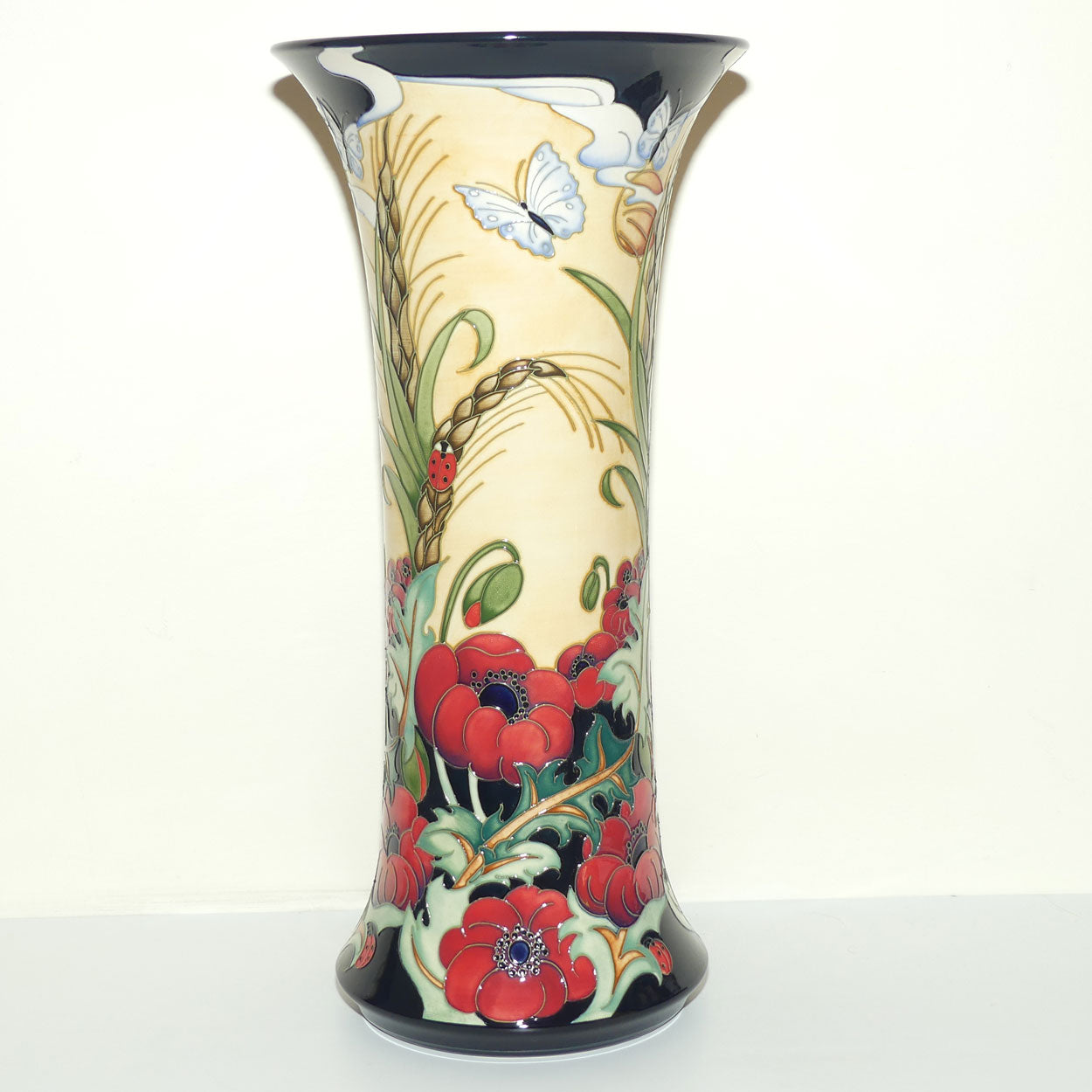 Moorcroft Flanders Field 159/18 Prestige Vase (Num Ed)