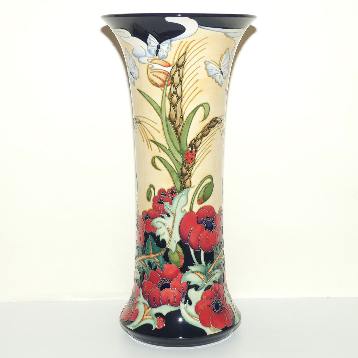 Moorcroft Flanders Field 159/18 Prestige Vase (Num Ed)
