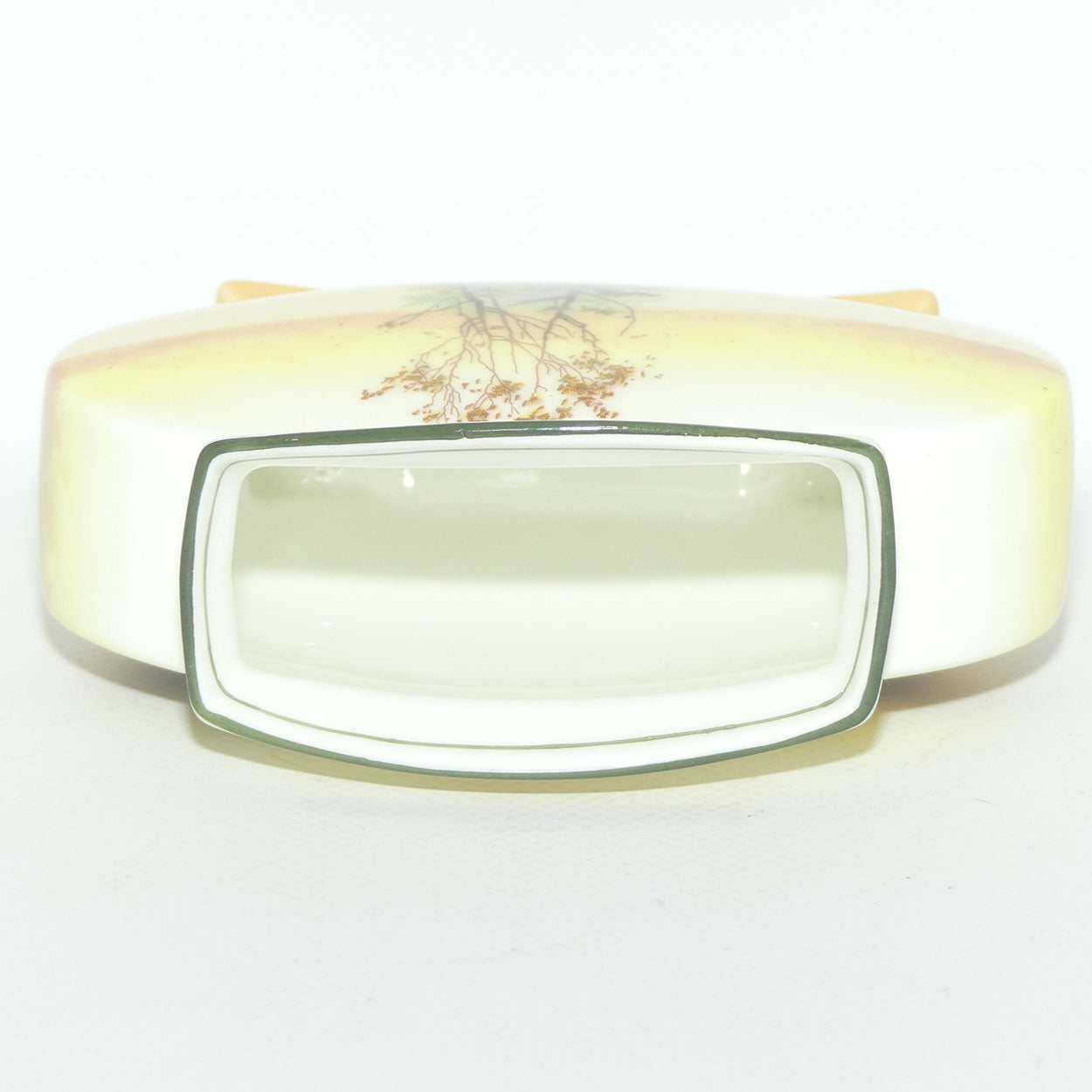 Royal Doulton Coaching Days flat oval vase E3804