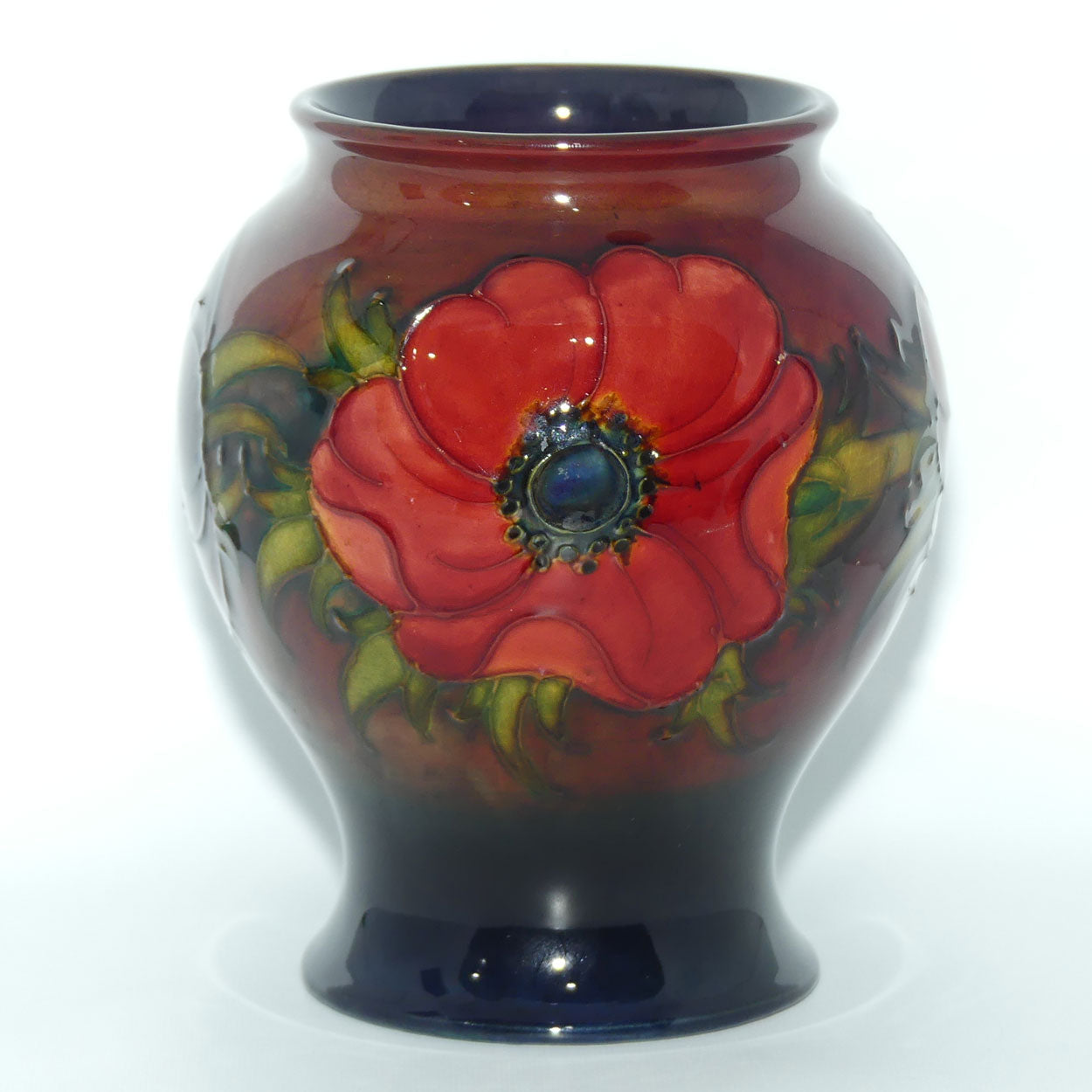 Walter Moorcroft Flambe Anemone 146/5 vase