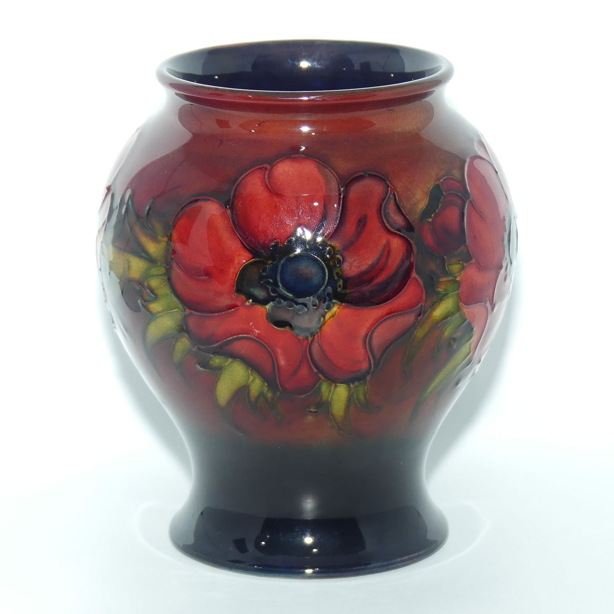 Walter Moorcroft Flambe Anemone 146/5 vase
