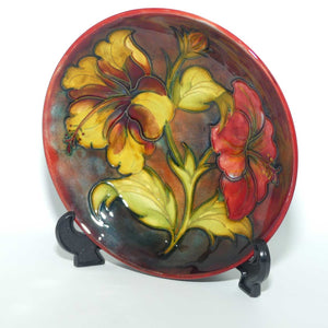 Walter Moorcroft Flambe Hibiscus footed bowl