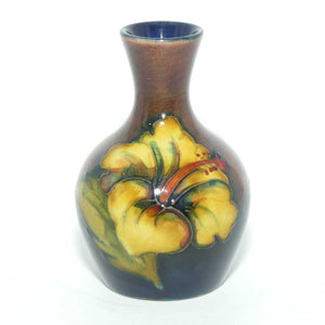 Walter Moorcroft Flambe Hibiscus miniature vase