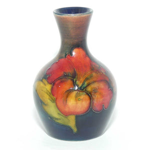 Walter Moorcroft Flambe Hibiscus miniature vase