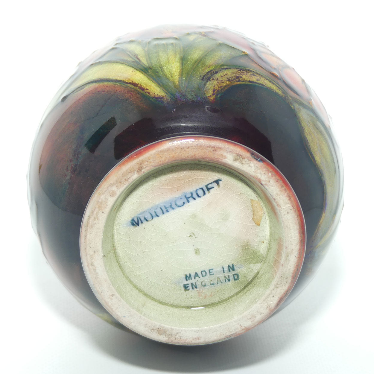 Walter Moorcroft Flambe Orchid 7/5 vase