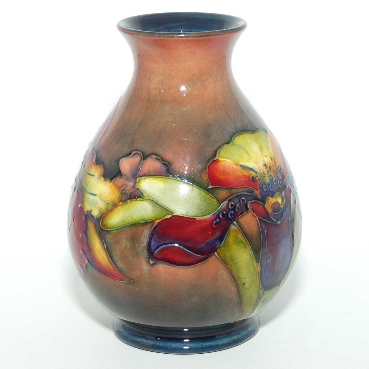 Walter Moorcroft Flambe Orchid 7/5 vase | #2