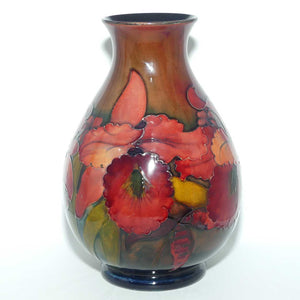 Walter Moorcroft Flambe Orchid 7/9 vase