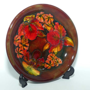 Walter Moorcroft Flambe Orchid shallow bowl (#1)