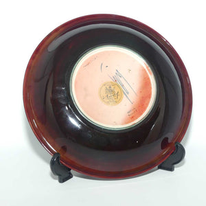 Walter Moorcroft Flambe Orchid shallow bowl (#1)