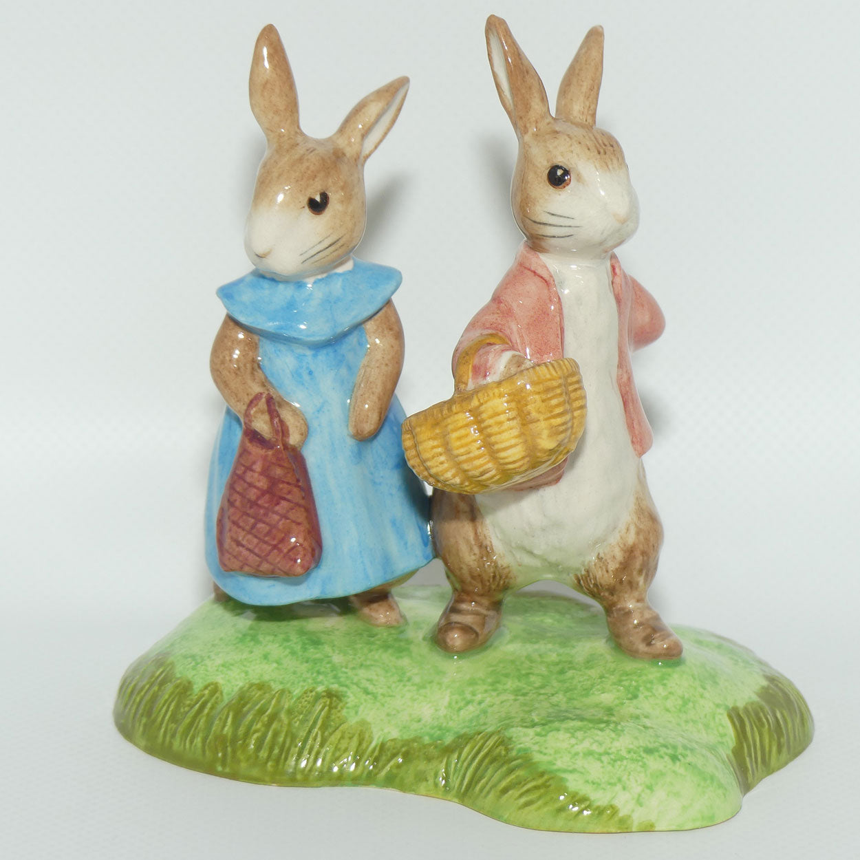 Beswick Beatrix Potter Flopsy and Benjamin Bunny | BP11b | Boxed