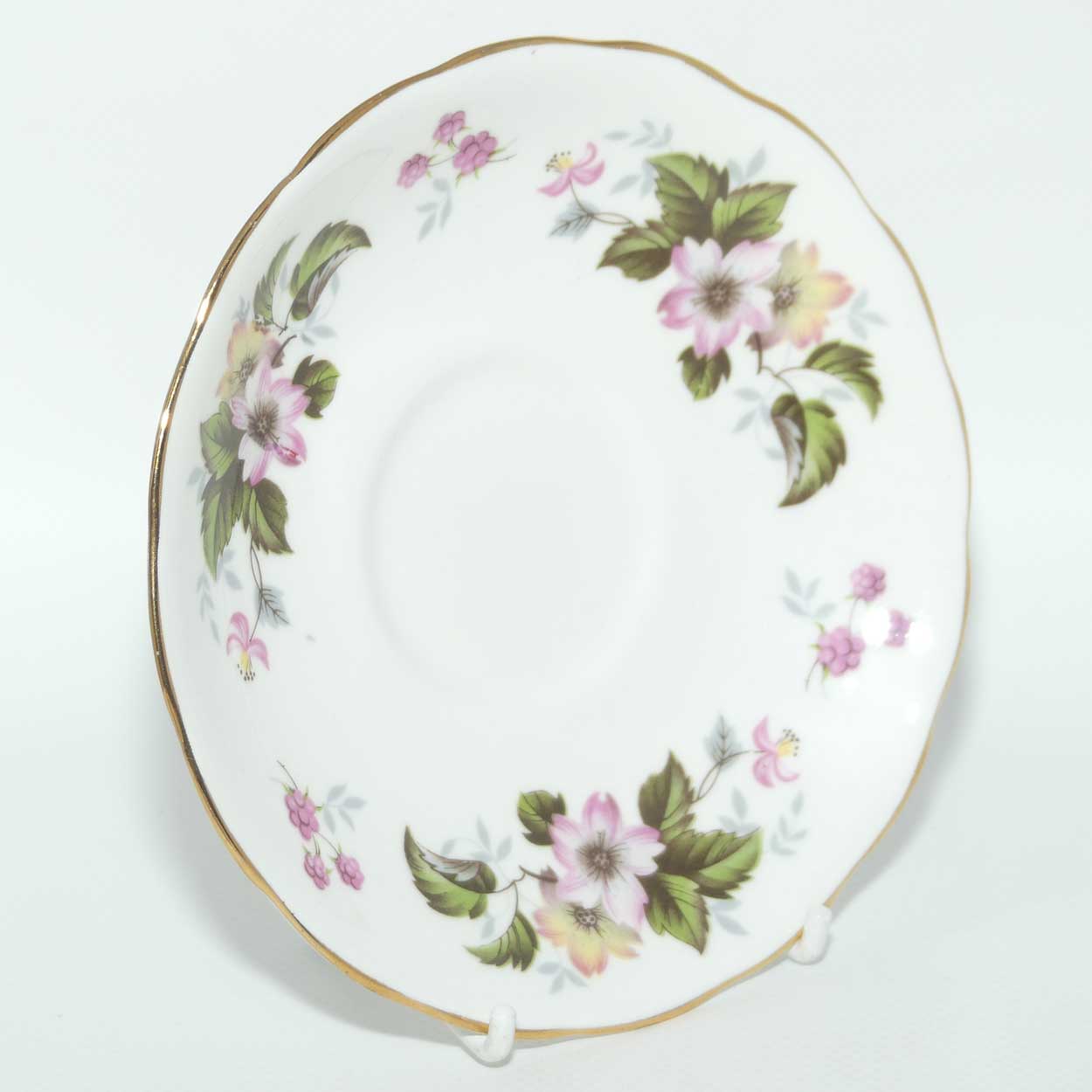 Queen Anne Bone China Pretty Floral pattern trio