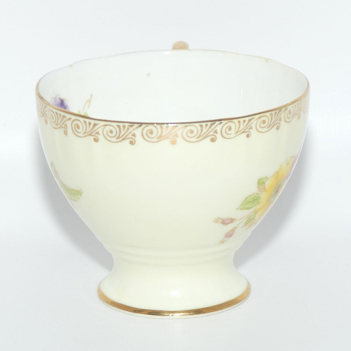 Royal Standard Bone China Pastel Colour Floral pattern trio