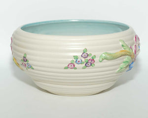 Clarice Cliff Newport Pottery large low relief My Garden bowl