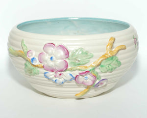 Clarice Cliff Newport Pottery large low relief My Garden bowl