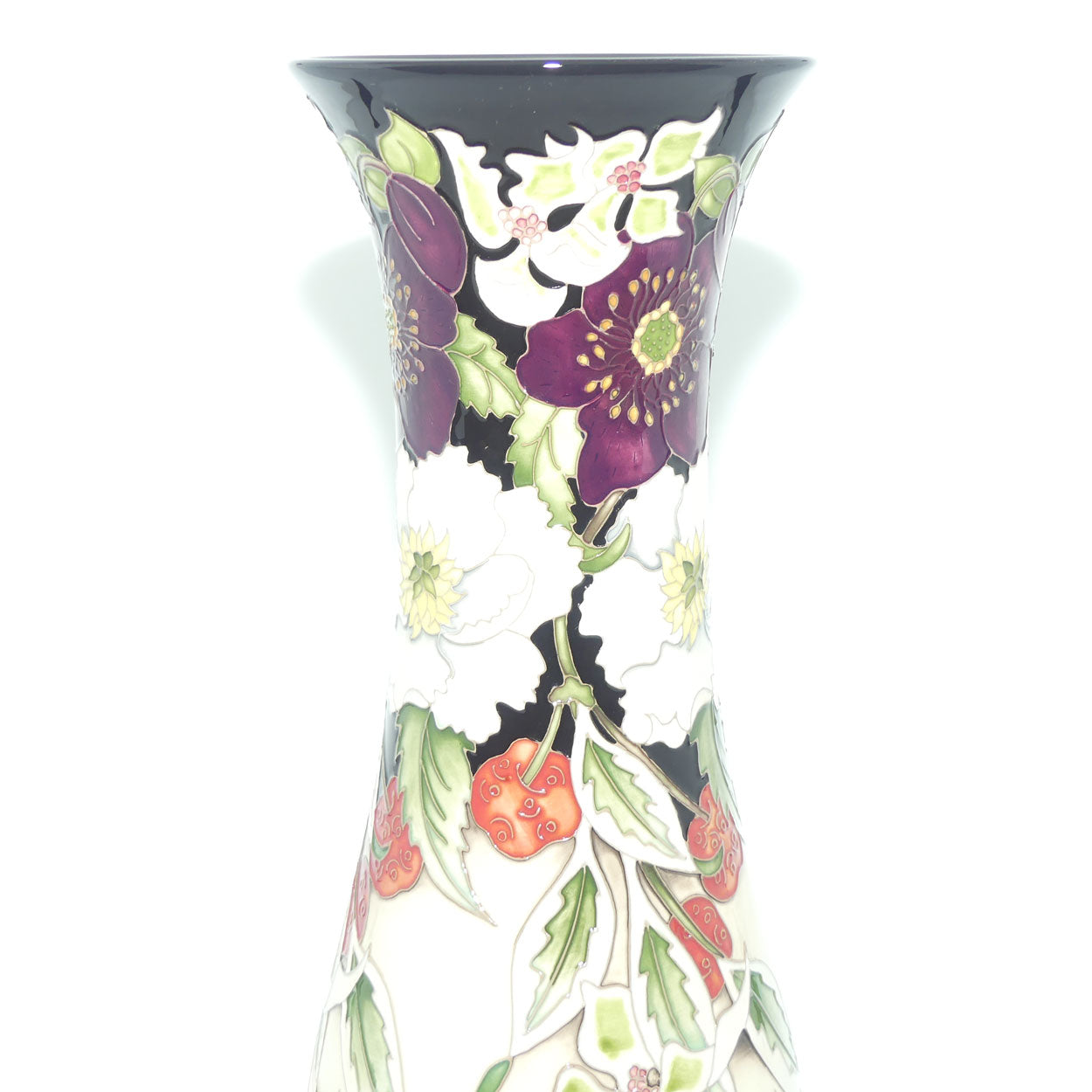 Moorcroft Floral Cascade vase | Shape 364/12 | Sir Harold Hillier Gardens | Num Ed