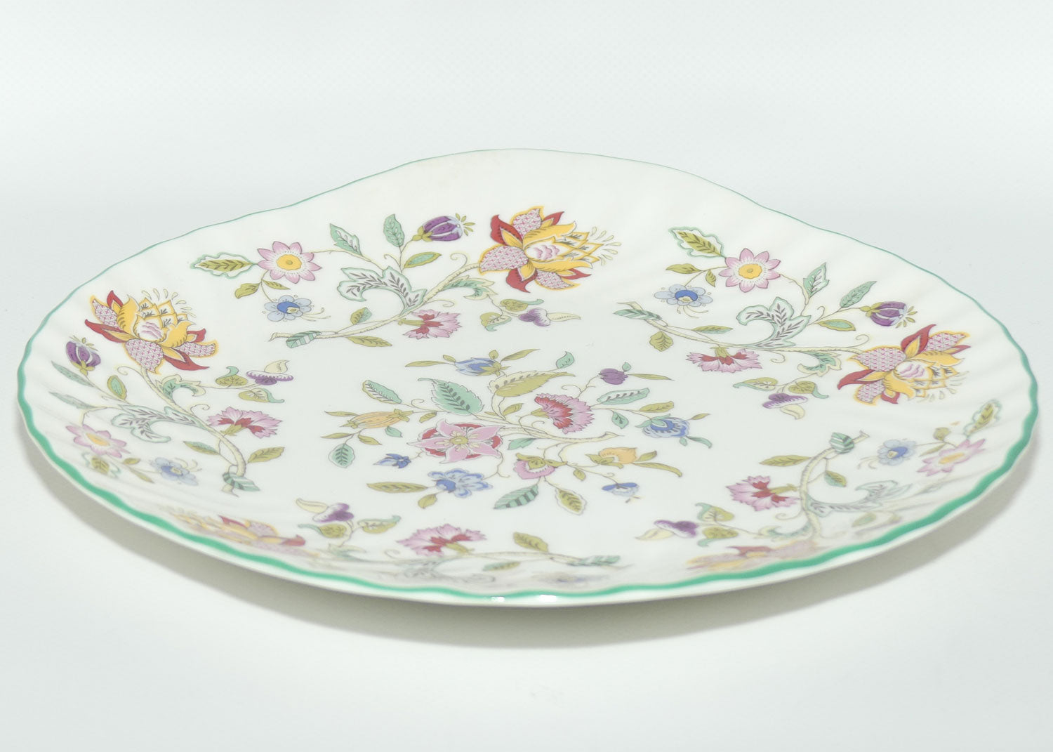 Minton Bone China Haddon Hall tab handle cake plate