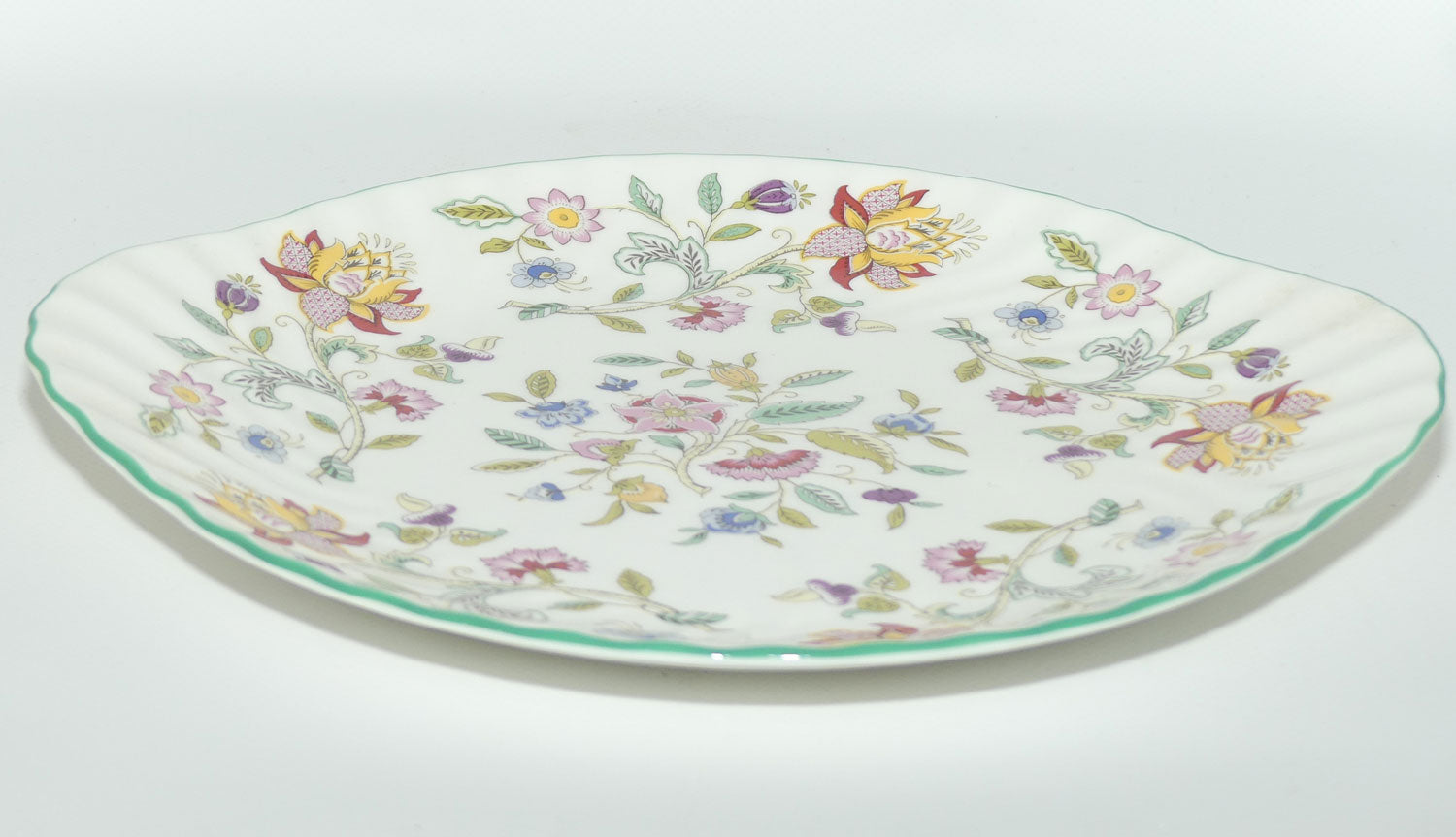 Minton Bone China Haddon Hall tab handle cake plate