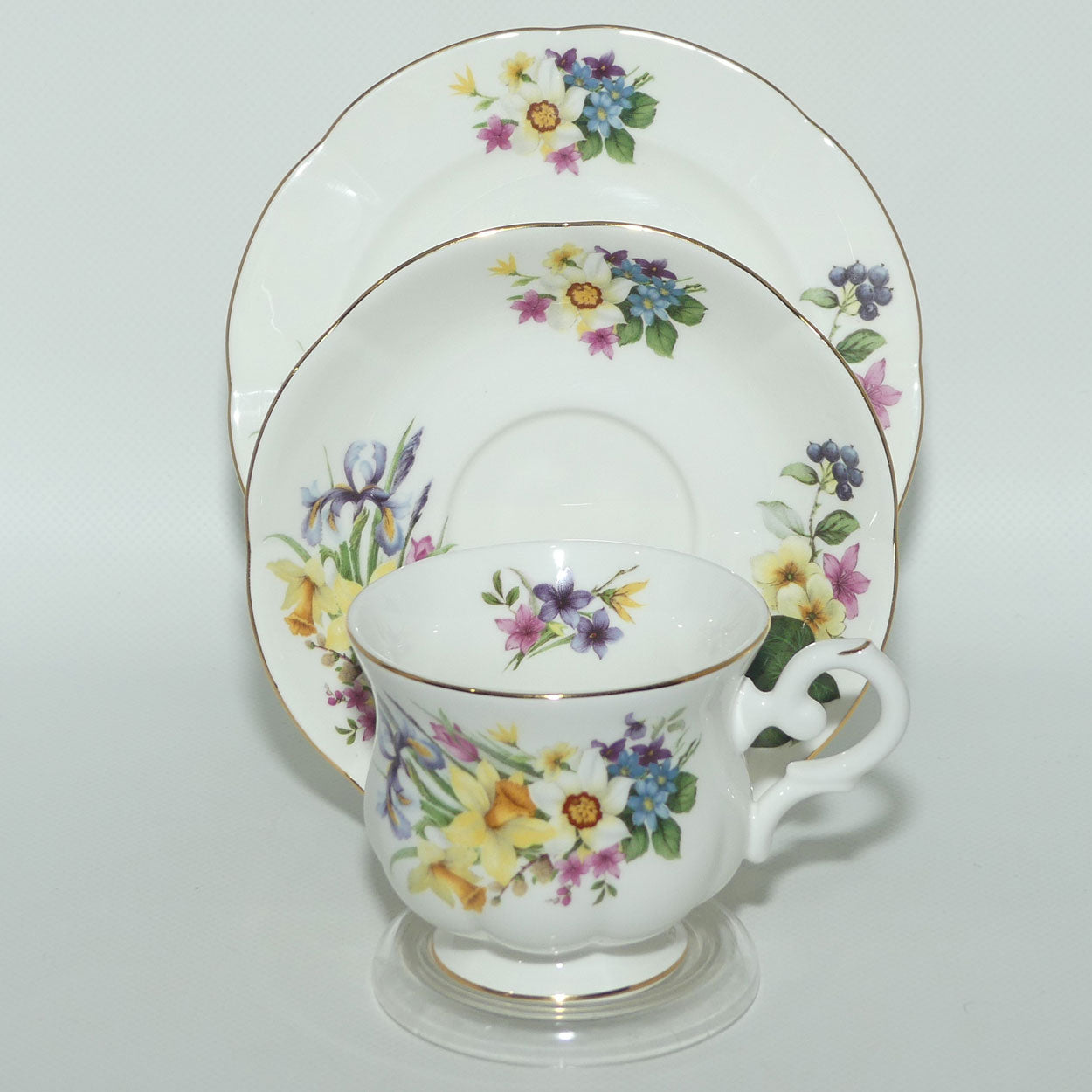 Royal Bone China | Pretty Floral trio | #1