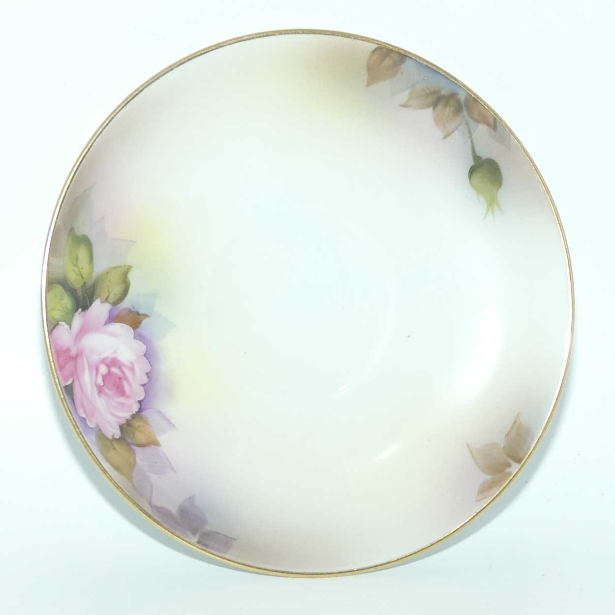 early Noritake Hand Painted by F Honda tea trio