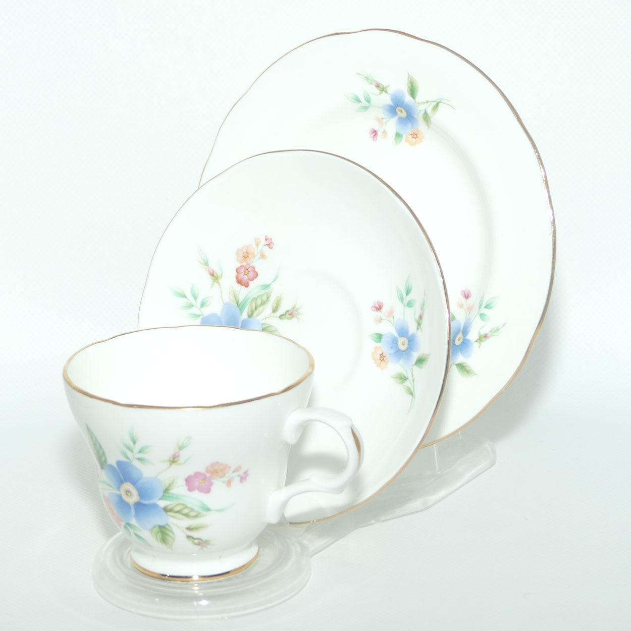 Crown Trent Bone China | Pretty Floral trio | #3